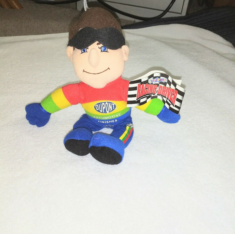 Cool bean racing driver Jeff Gordon plush toy - Picture 3 of 4